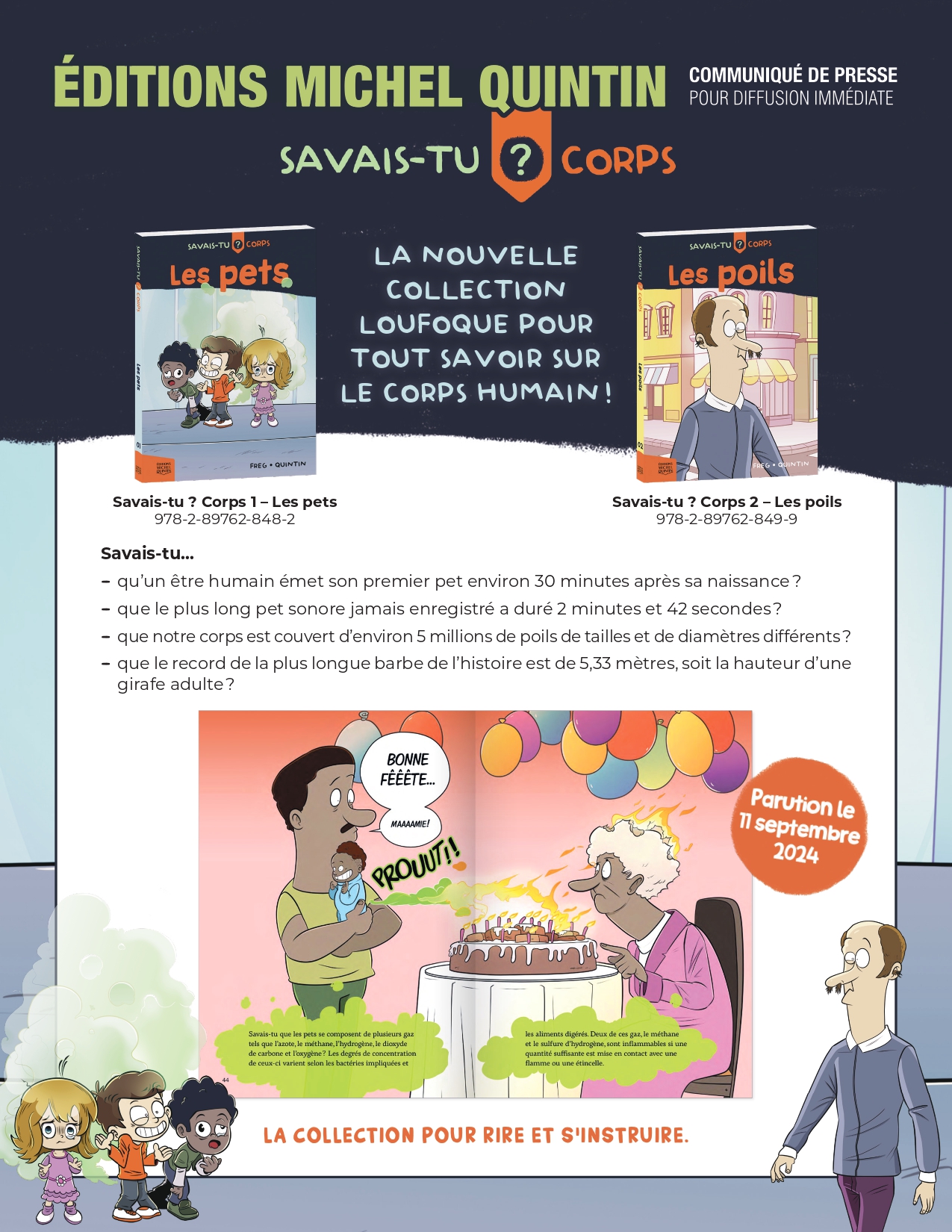 Savais-tu? Corps – la nouvelle collection loufoque pour tout savoir sur le corps humain